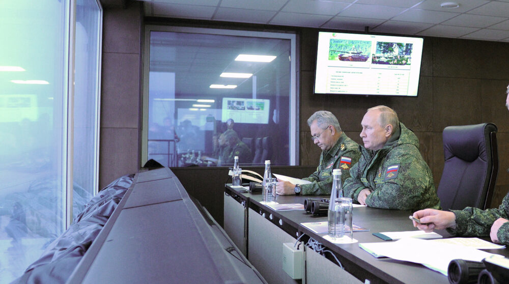 Putin war games russia far east china india
