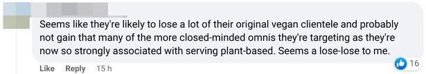Click to enlarge mango tree vegan restuarant sell meat