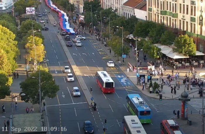 serbia russia flag