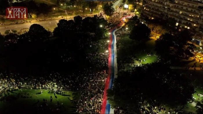 serbia russia flag