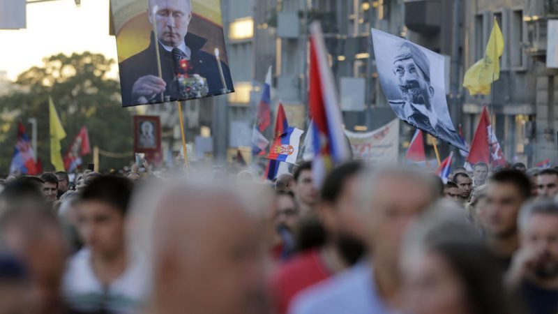 march serbia putin russia pride