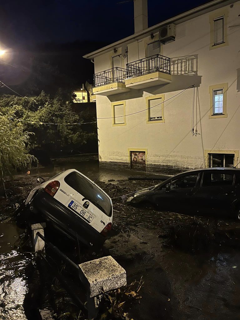 Click to enlarge Floods and debris flows in Sameiro, Manteigas municipality, Guarda District, Portugal, 13 September 2022.