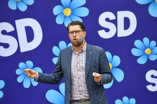 Sweden Democrats party leader Jimmie Akesson