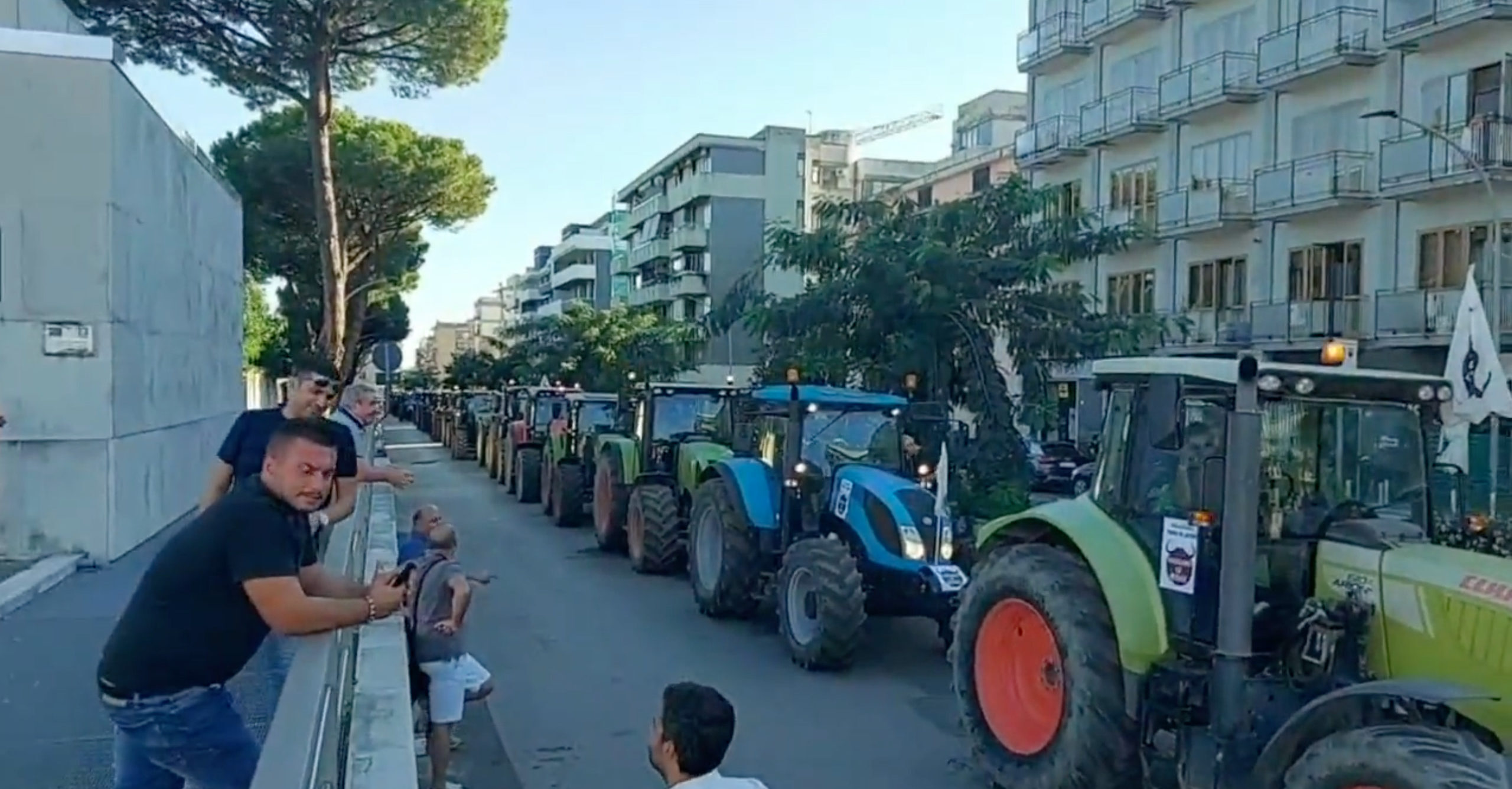 Click to enlarge Italy farmer protest