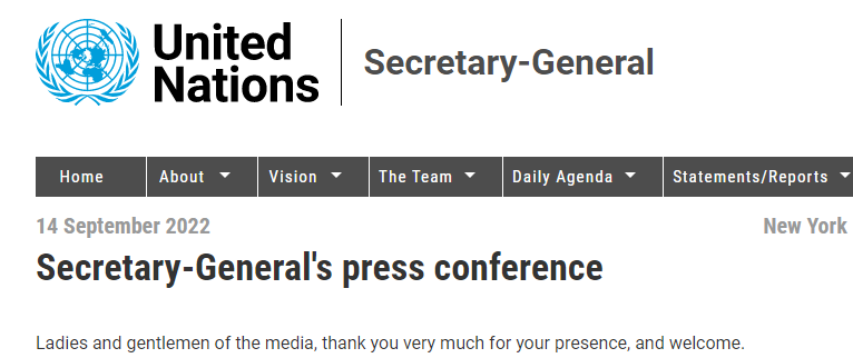 Click to enlarge guterres press conference ukraine announcement