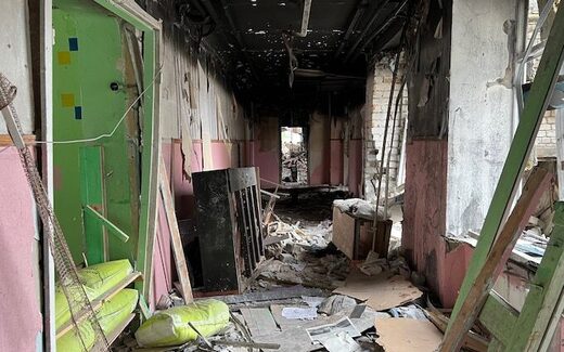 russian headquarters Izyum bomb