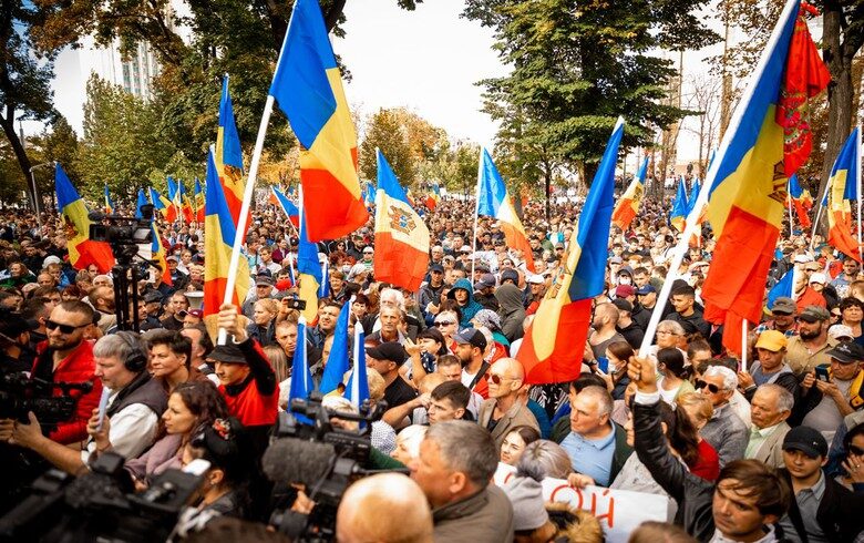 protest 2022 Moldova