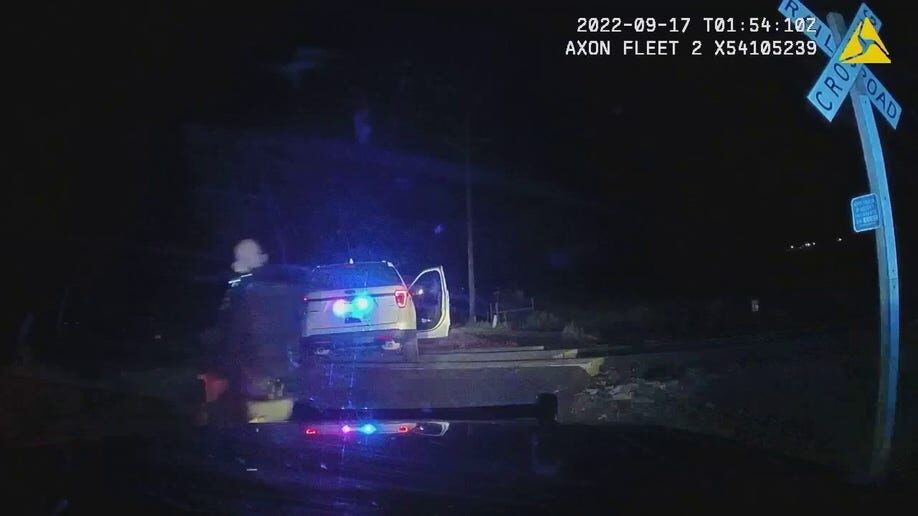 Colorado police train track