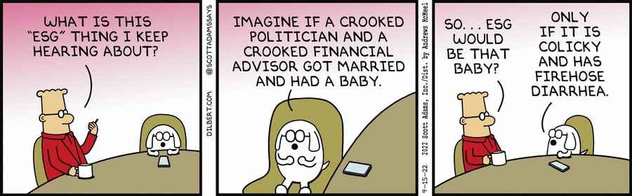 dilbert dogbert scott adams ESG ratings
