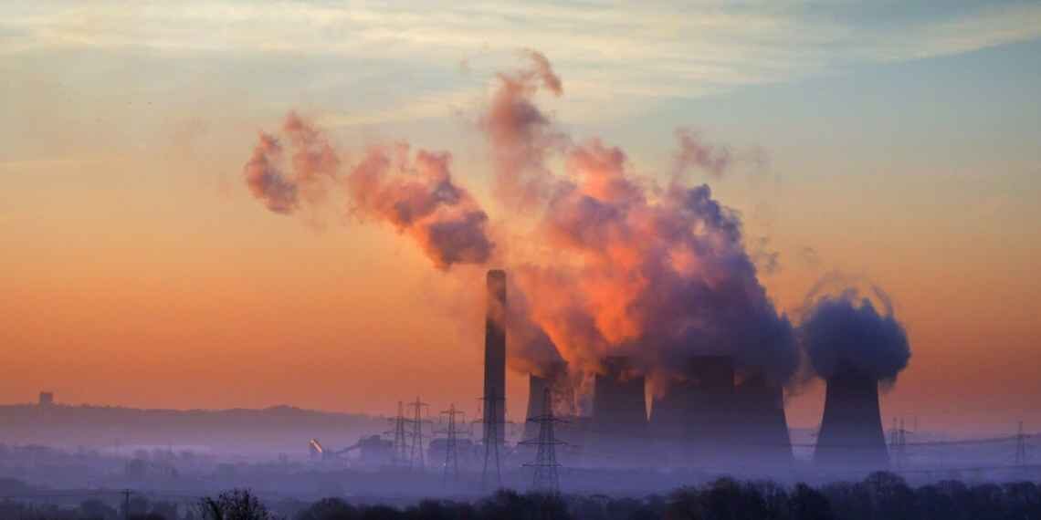 industrial emissions smoke stacks