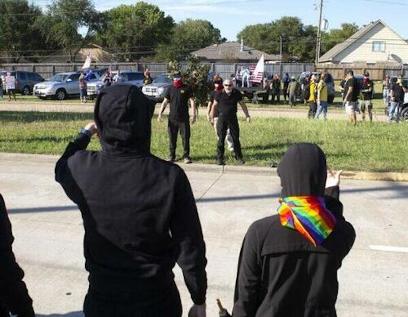 antifa standoff