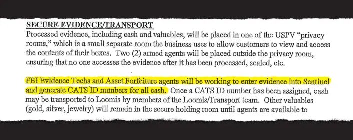 Click to enlarge safety deposit box seizure fbi beverly hills