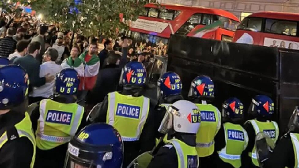 iran protest london