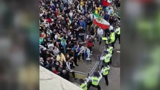 iran protest london
