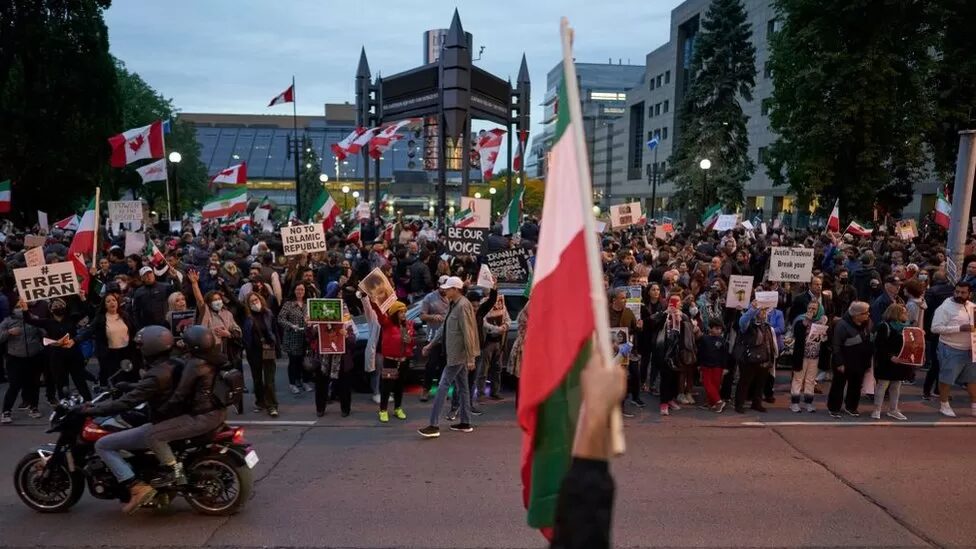 Toronto iran protest