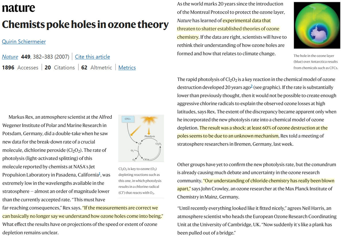 Click to enlarge Holey Ozone Theory