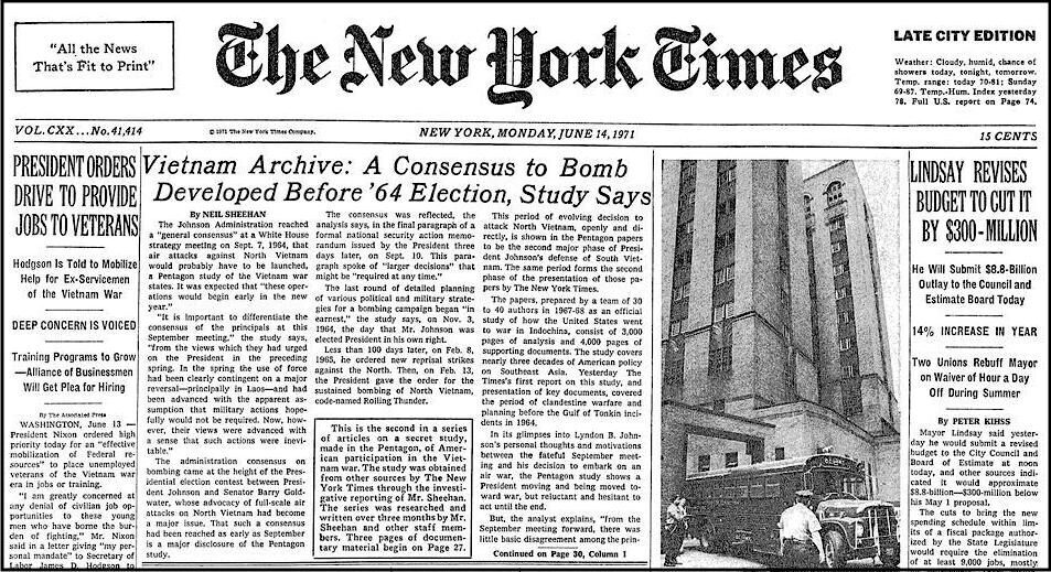 The New York Times on Ukraine Vietnam déjà vu Puppet Masters