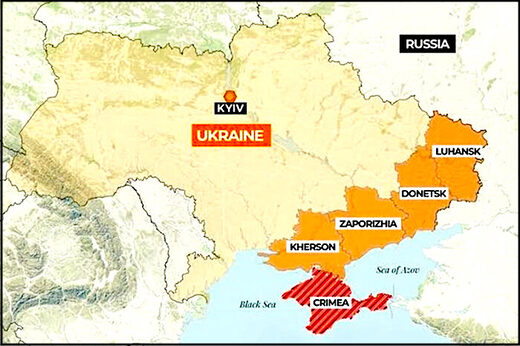 Map ukraine