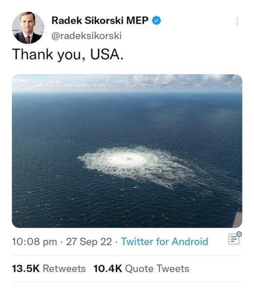 Polish Minister Twit