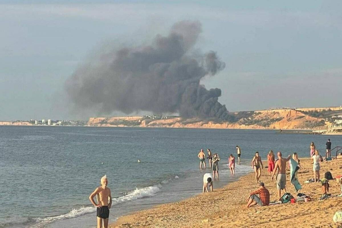crimea runaway fire