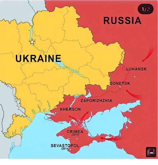 new map russia ukraine referendum
