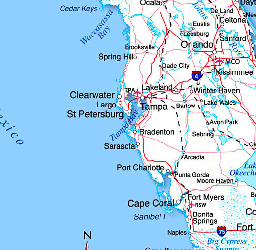 Click to enlarge map hardest hit