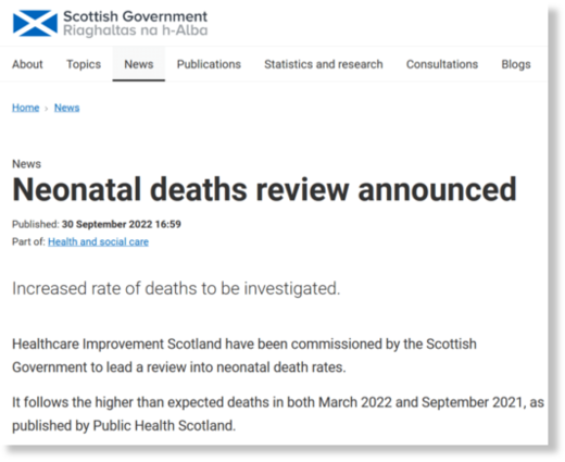 neonatal deaths