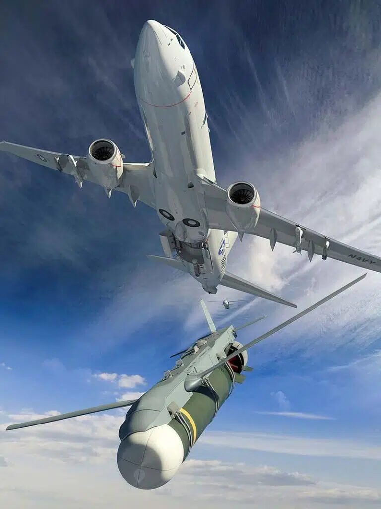 P8 jet with torpedo HAAWC