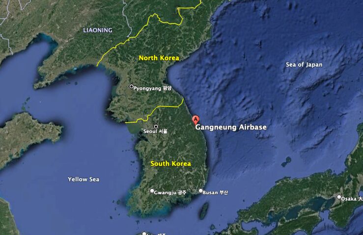 Click to enlarge Gangneung Air Base