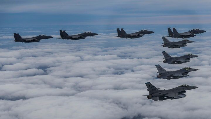 South Korean Air Force fighter jets