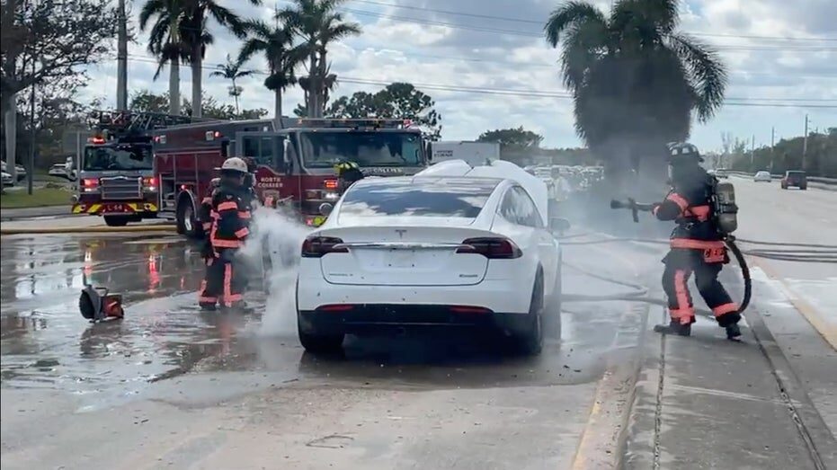 Environmentally friendly? Electric vehicles are exploding from water
