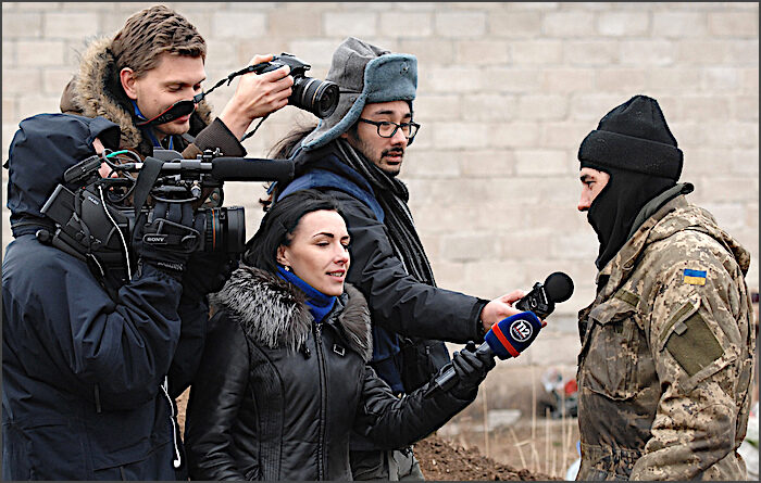 Click to enlarge Journalists