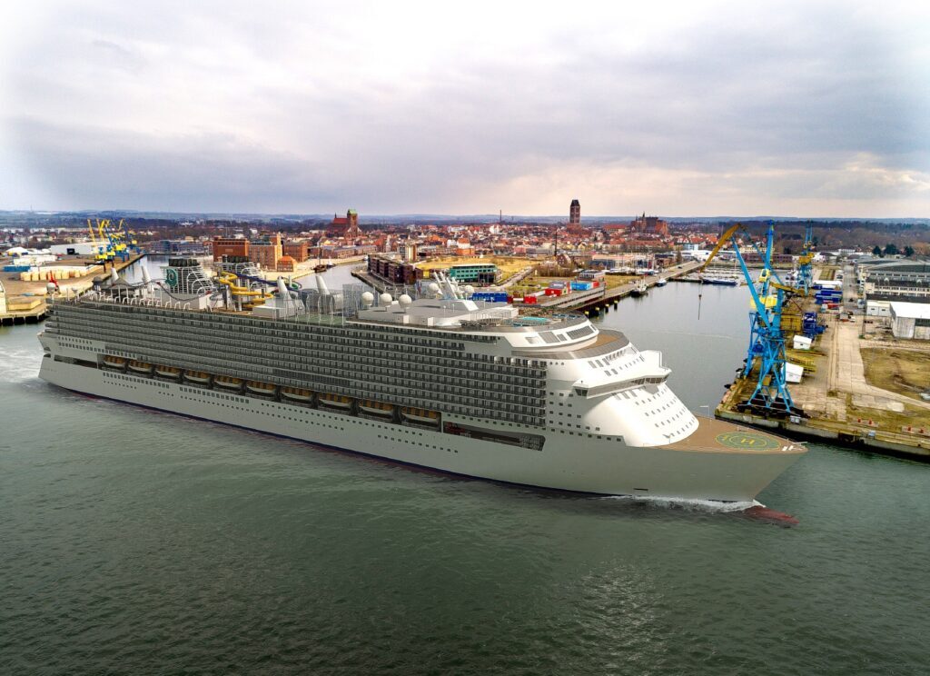 Click to enlarge World's largest Cruise Ship Set To Be Cut Apart