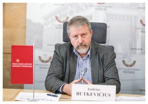 Click to enlarge Lithuanian ex-Minister of Defense Audrius Butkevičius