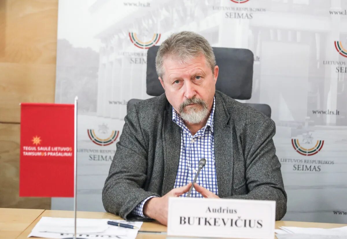 Click to enlarge Lithuanian ex-Minister of Defense Audrius Butkevičius