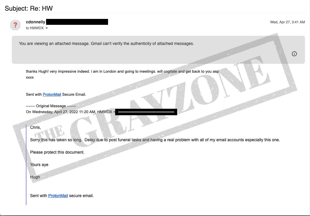 Click to enlarge Another Email Chat