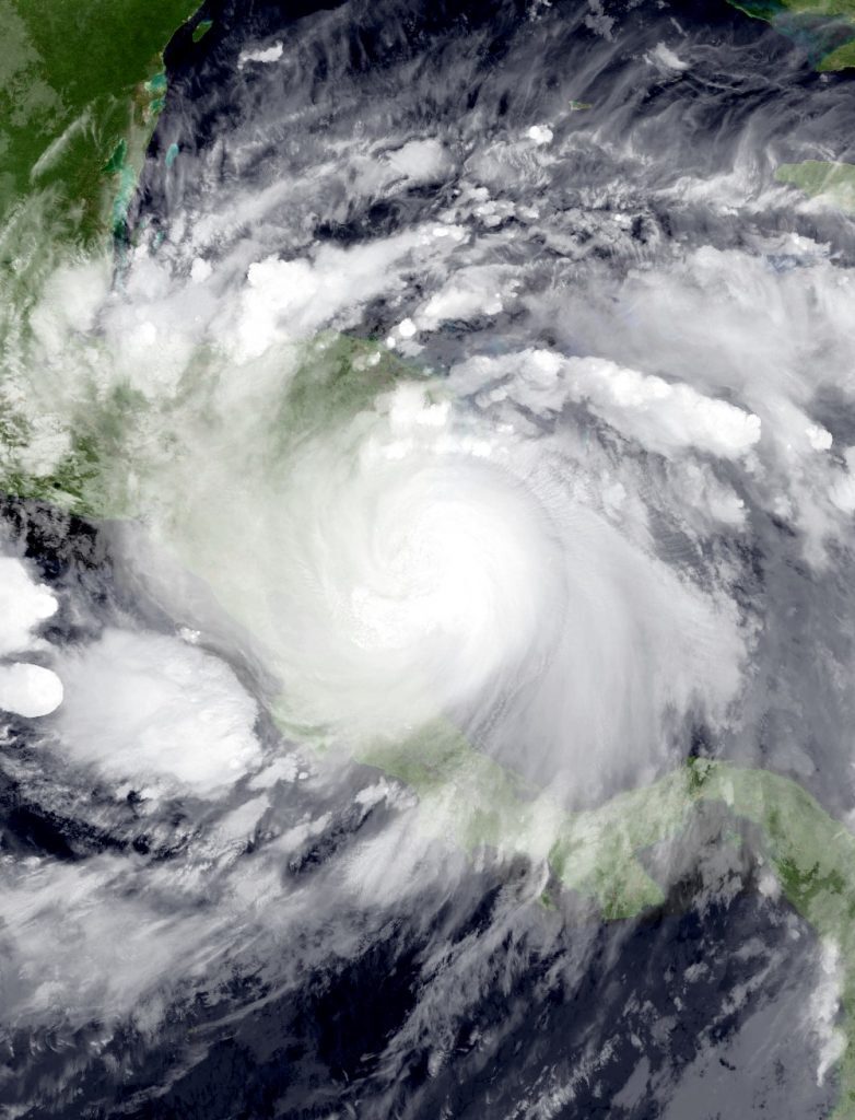 Hurricane Julia making