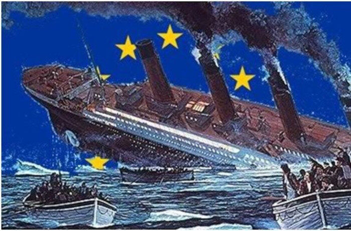 Click to enlarge Titanic Sinking