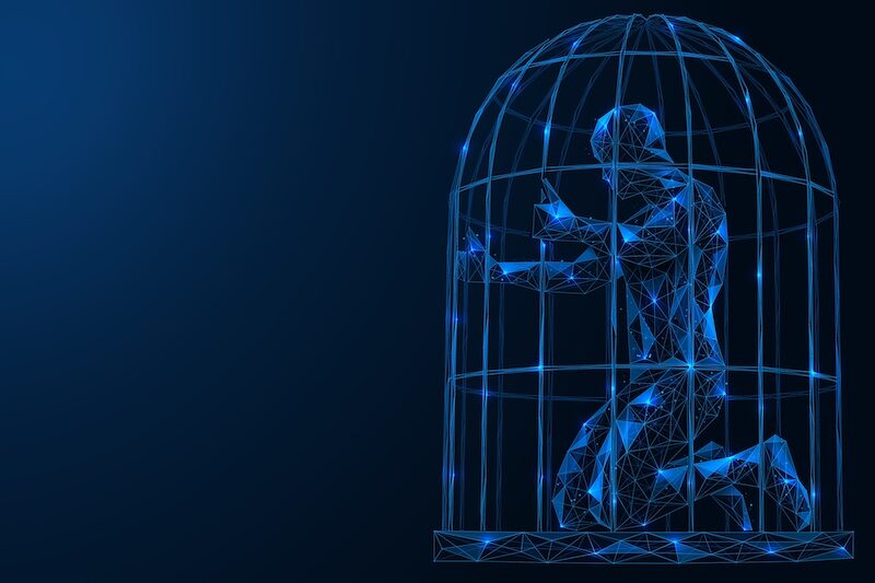 caged man