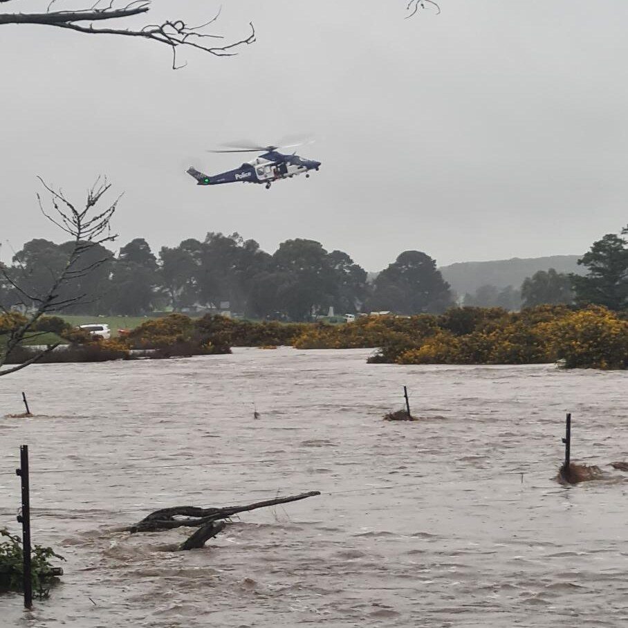 Flood rescue in Victoria, Australia, October 2022.