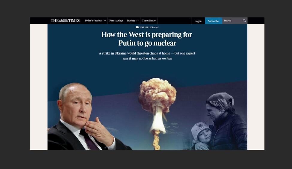 west nuclear putin