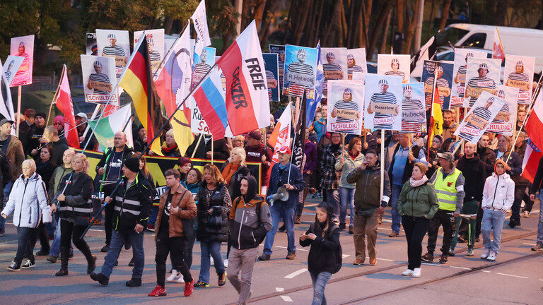 German energy policy protests