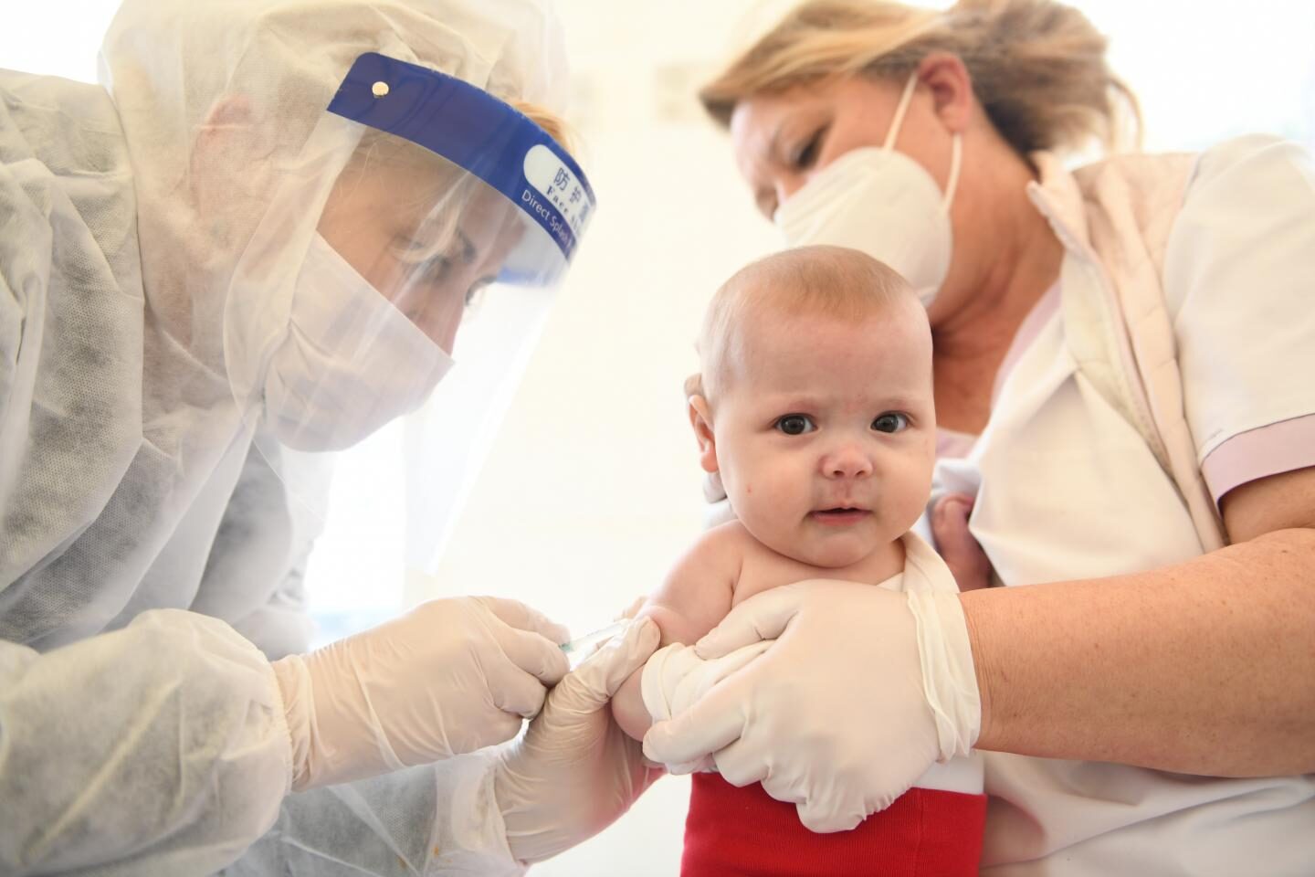 Click to enlarge baby vaccination