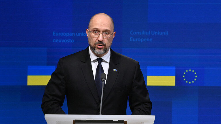 Ukrainian Prime Minister Denis Shmigal