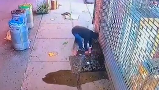 idiot attempting arson restaurant