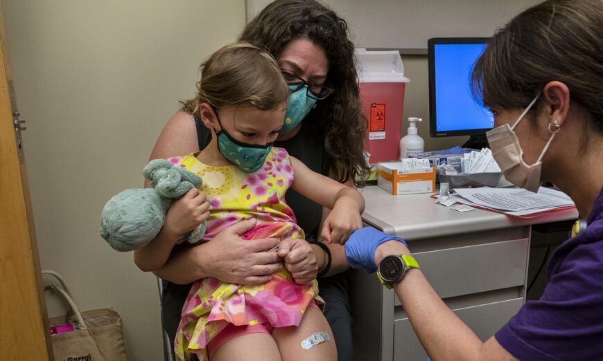 Click to enlarge child vaccinated