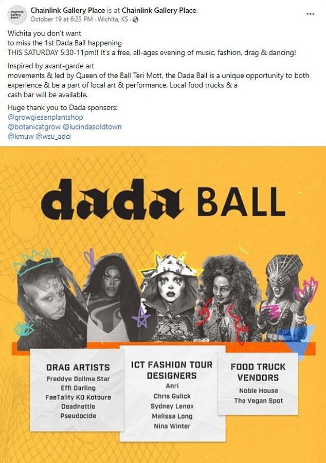 Click to enlarge DADA BALL drag show