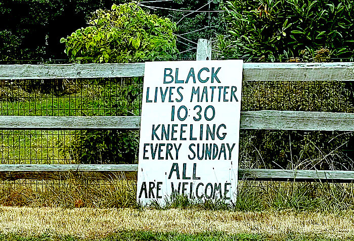 BLM sign