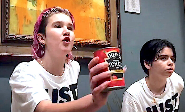 Click to enlarge protesters soup
