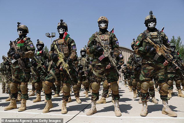 Click to enlarge Afghan special forces